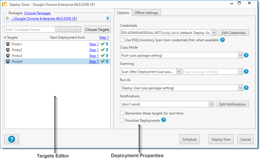 Help for PDQ Deploy