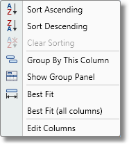 DataGridColumnMenu