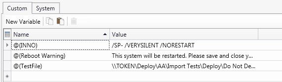 Dep3.0-CustomVariables