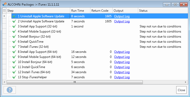 Dep3.0-StepOutput