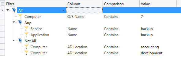 Filter Group Example